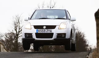 Suzuki Swift Sport jumping shot